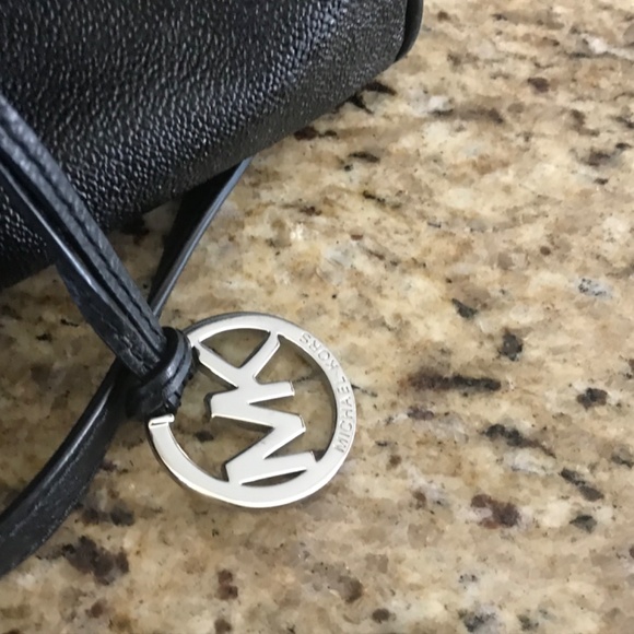 Michael Kors Black Leather Handbag - Picture 7 of 8